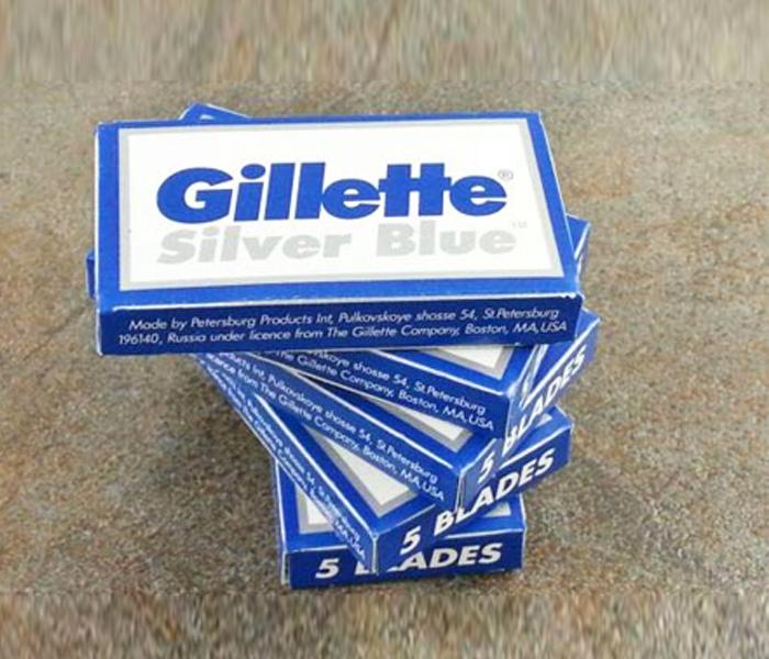 Gillette Silver Blue Double Edge Razor Blades - Zoom Image 1