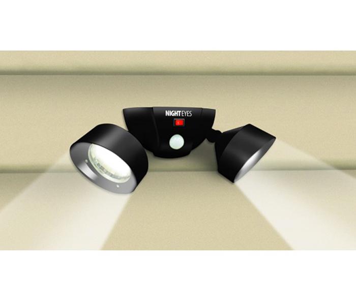 NES131 Night Eyes Security Lights - Black - Zoom Image 1