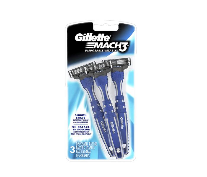 Gillette Mach3 Men Disposable Razor - Pack of 3 - Zoom Image 1