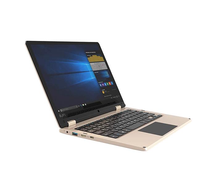 i-Life ZED Note Prime 11.6 inch Intel Celeron 2 GB RAM 32 GB SSD Touchscreen Convertible Laptop Windows 10 home Gold - Zoom Image 1