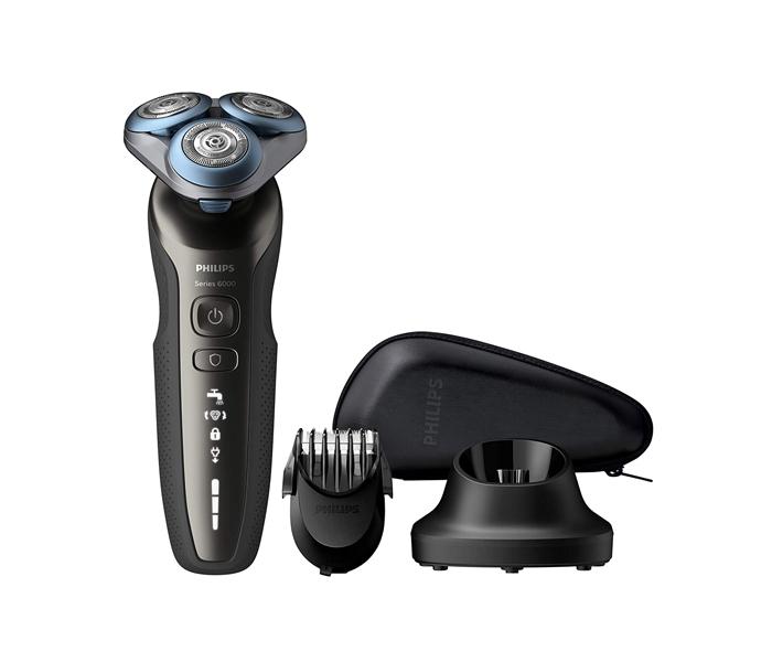 Philips Series 6000 Wet and Dry Electric Shaver S6640/49 - Black - Zoom Image 1