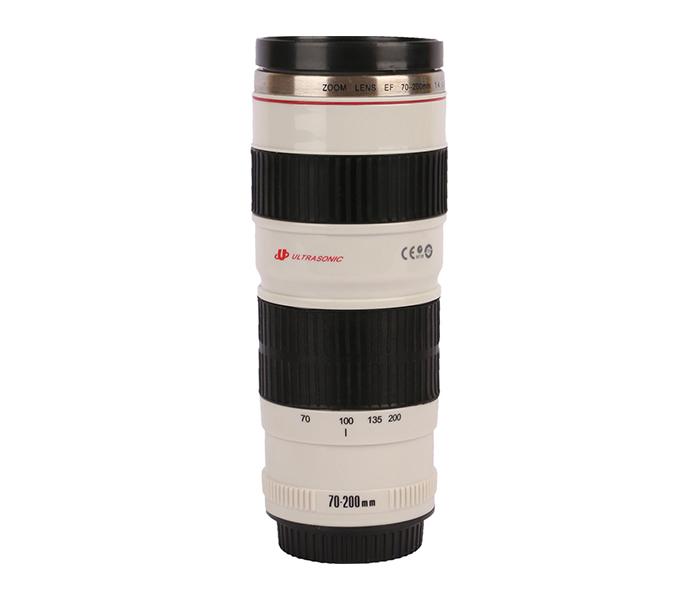 DLC L3008 Lens Shape Stainless Steel Cup - White - Zoom Image