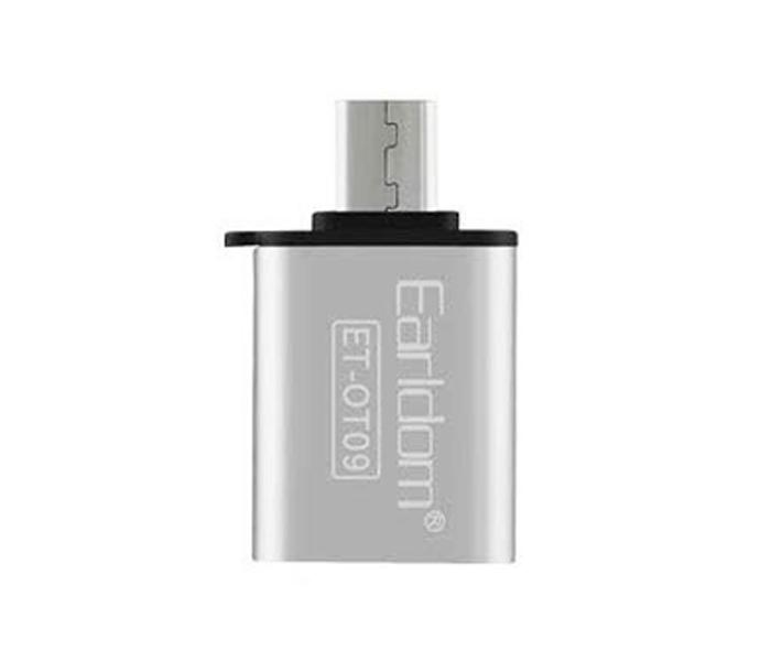 Earldom ET-OT09  OTG Micro USB to USB 2.0 Adaptor - Silver - Zoom Image