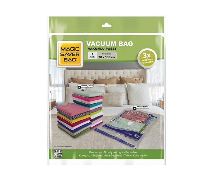 Magic Saver 2739 Single Jumbo Vacuum Bag - 73 x 130cm - Zoom Image