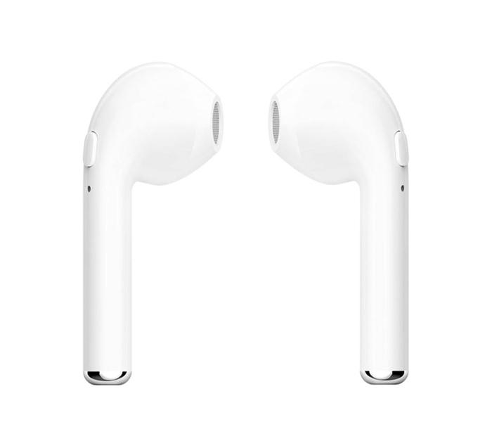 Wireless Earbuds Bluetooth I7S TWS with Noise Isolation - White - Zoom Image 3