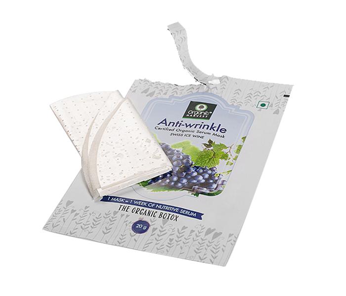 Organic Harvest Anti-Wrinkle Sheet Mask - 20g - Zoom Image 3