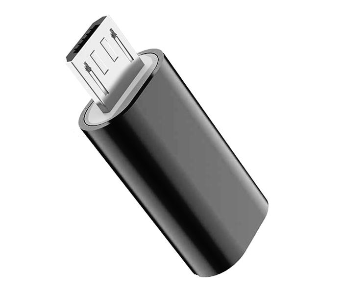 iSmart IC4 Type C to Micro USB Charge & Adapter - Black - Zoom Image