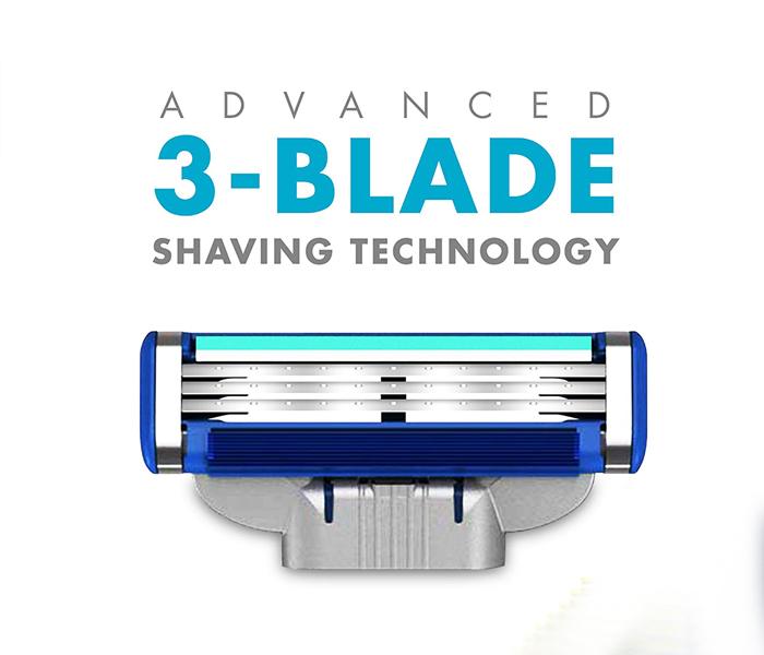 Gillette Mach3 Turbo Men’s Razor with 2 Cartridges - Zoom Image 2