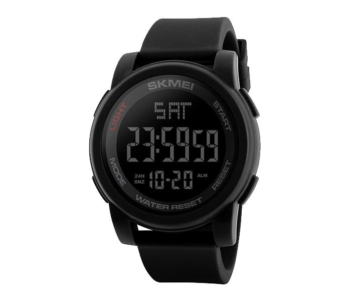 Skmei 1257 Men Sport Digital Waterproof Chrono Watch - Black - Zoom Image