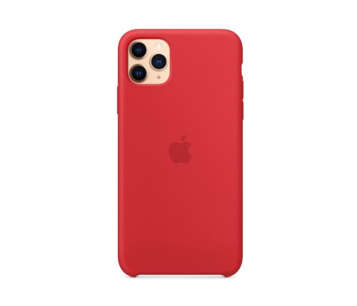 Apple MWYV2 iPhone 11 Pro Max Silicone Case - Red - Zoom Image 4