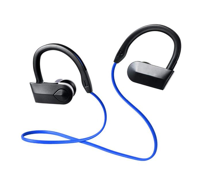 High Quality Wireless Bluetooth Sport Headset - Blue - Zoom Image 2