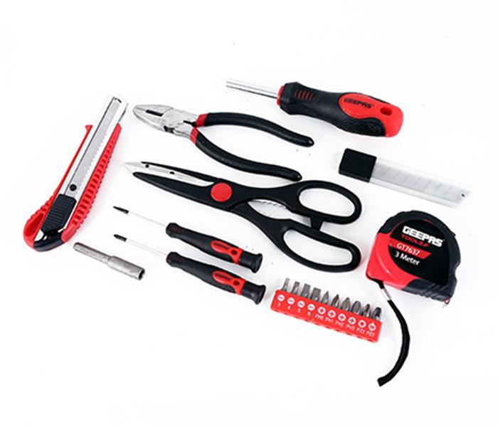 Geepas GT7637 18 Pcs Tool Kit Black and Red (Blocked) - Zoom Image 4