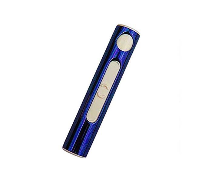 Smart USB Windproof Rechargeable and Flameless Cigarette Lighter - Blue - Zoom Image 2