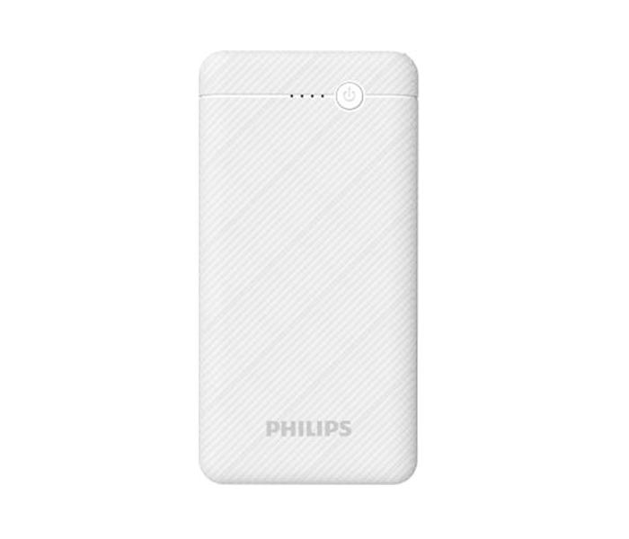 Philips DLP1710CW/97 Fast Charging Power Bank 10000mAh with Lithium Polymer Battery - White - Zoom Image 1