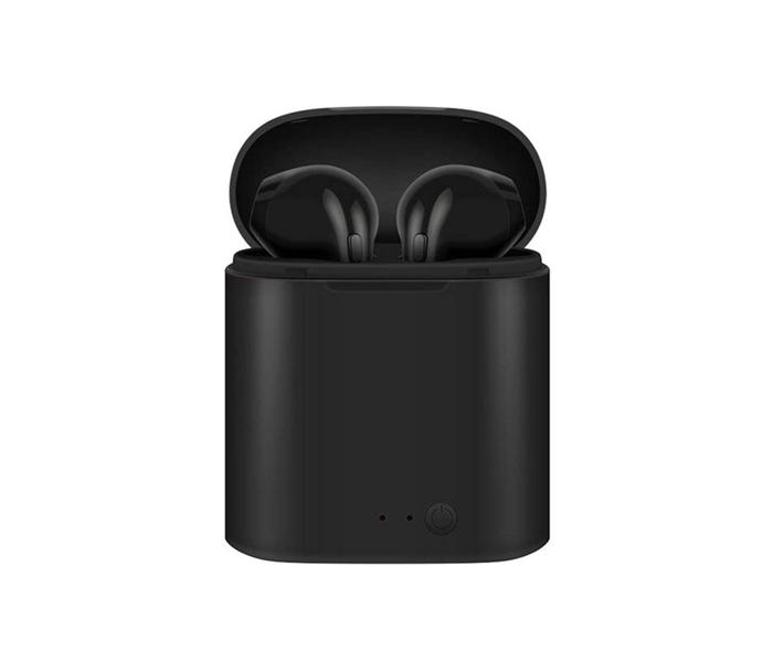 Wireless Earbuds Bluetooth I7S TWS with Noise Isolation - Black - Zoom Image 2