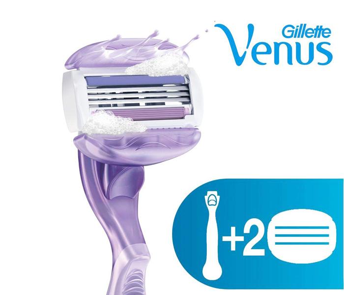 Gillette Venus Comfortglide Breeze Razor with 2 Cartridges - Zoom Image 2