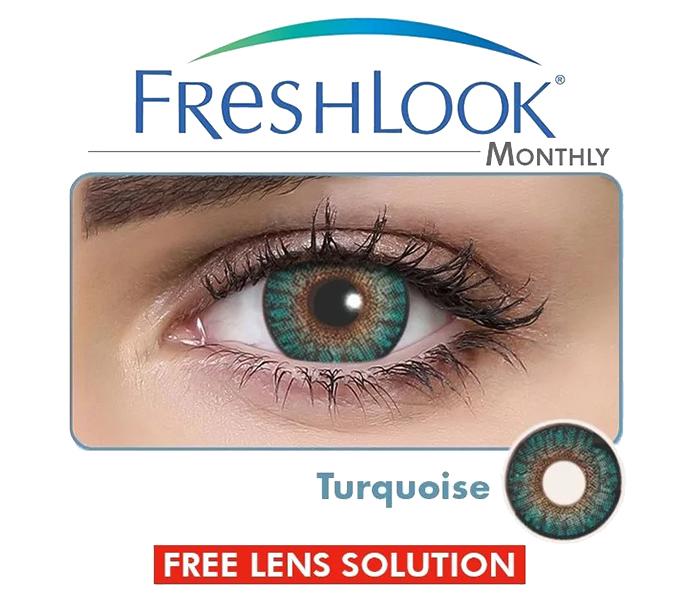 Freshlook Colorblends Ciba Vision Turquoise Color Lenses - Pack of 2 - Zoom Image 1