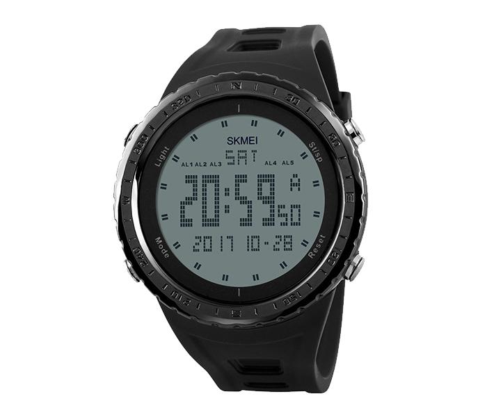 Skmei 1246 Digital Men Watch - Black - Zoom Image