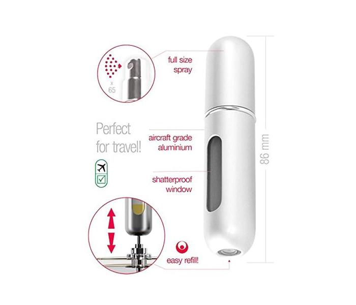 8 Portable Perfume Refillable Atomizer Empty Bottle Pump Scent Spray Case Hot  - Zoom Image 2