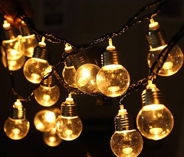 KMTE 20 LED Bulb Ball String Fairy String lights for Bedroom, Xmas - Zoom Image 2