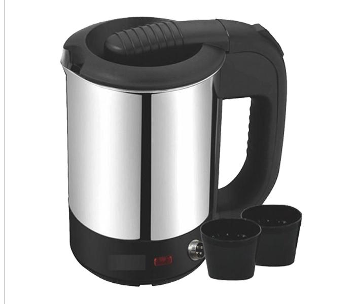 DLC 1000W Car Electric Kettle with 2 Cup - Black - Zoom Image