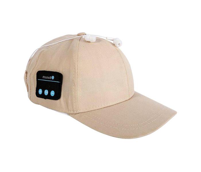 Gloryeleirs Wireless Bluetooth Smart Hat Earphone -  Khaki - Zoom Image 2