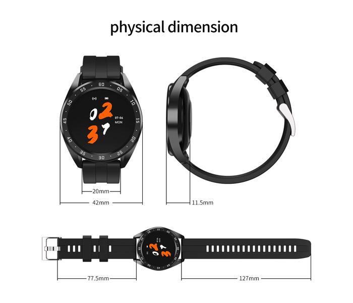 X10 Smartwatch with Fitness Tracker - Black - Zoom Image 6