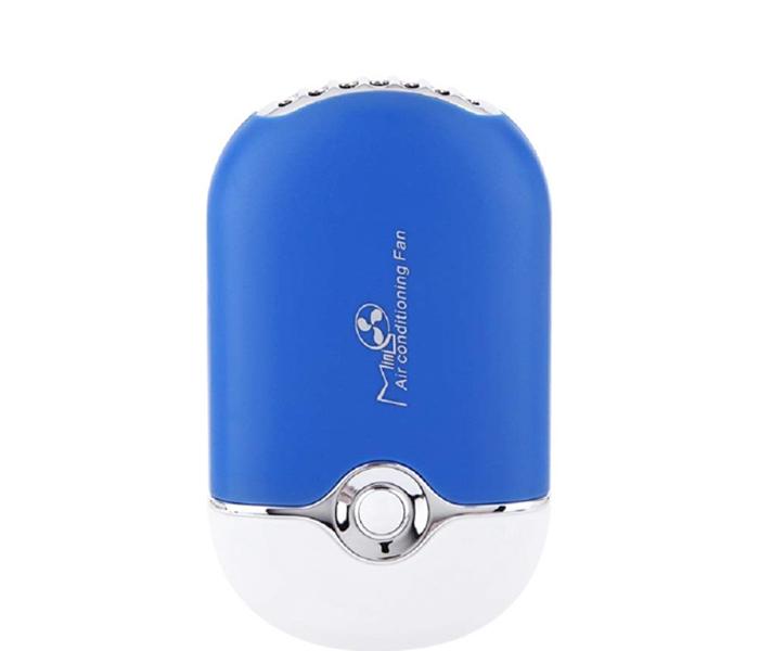 Mini USB Portable Electric Bladeless Eyelash Fan - Blue - Zoom Image 1