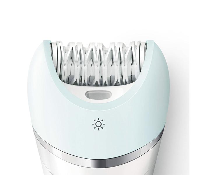 Philips BRE610/00 Satinelle Advanced Hair Removal Epilator with Massage Cap, Cordless, Wet and Dry Use - Zoom Image 2