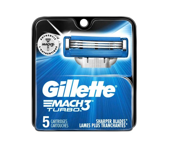 Gillette Mach 3 Turbo with 5 Cartridges  - Zoom Image