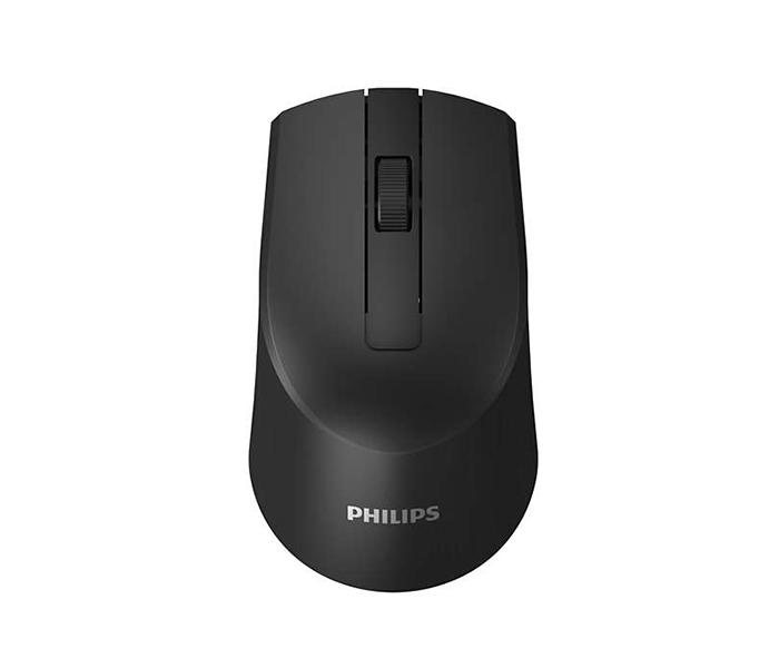 Philips SPK7374 2.4GHz Wireless 1000DPI Optical Sensor Mouse - Black - Zoom Image 2