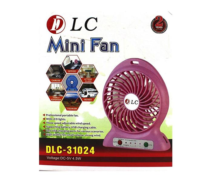 DLC 31024 Handheld Mini Fan - Pink - Zoom Image 1