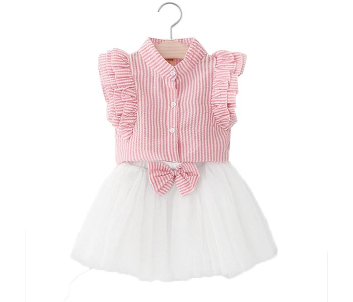 Little Wings Super Model Girls Dress - Pink & Blue, 1 Piece Each - Zoom Image 1