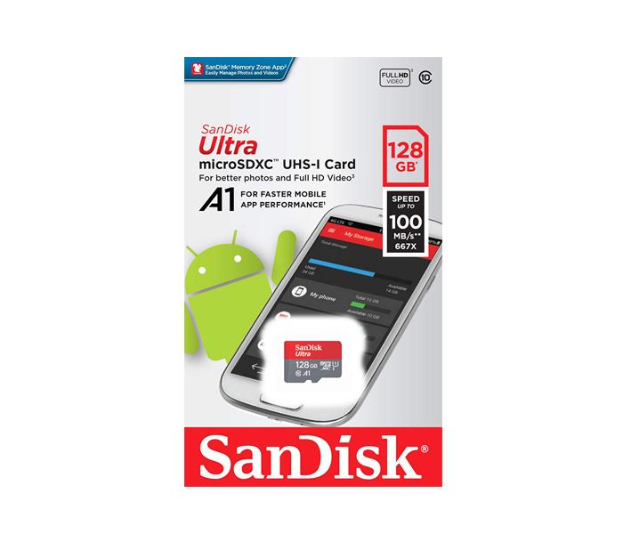 SanDisk SMC-128GB 128GB Class 10 MicroSDXC Memory Card with Adapter  - Zoom Image 5