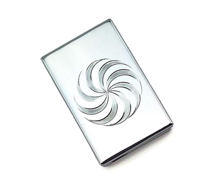 USB Rechargeable Lighter Windproof and Flameless - Silver - Zoom Image 3