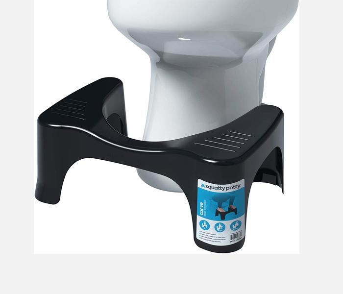 Squatty Potty Curve - Black Toilet Stool SPC-7B - Zoom Image 3