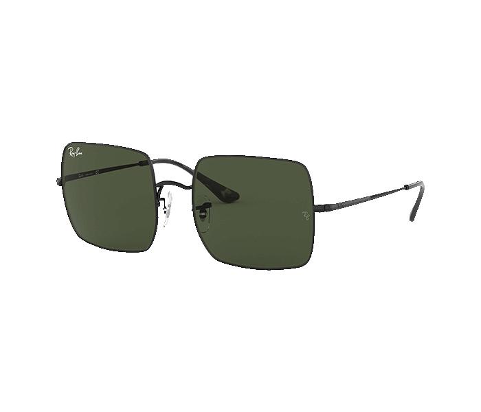 Ray Ban RB1971 914831 3N 54 Classic G-15 Square Black Frame with Green Mirrored Sunglass for Unisex - Zoom Image 1