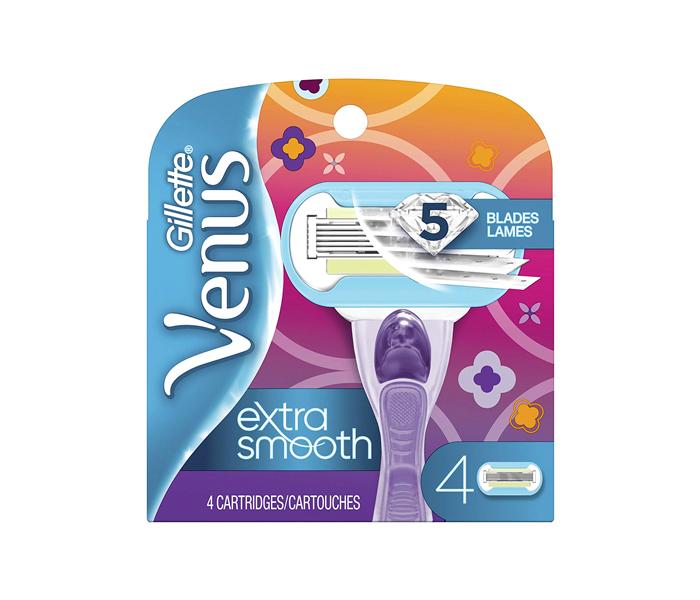 Gillette Venus Embrace Purple Razor with 4 Cartridges - Zoom Image 1