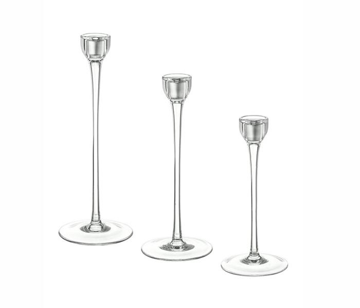 IKEA MX-28197380 3 Pieces  Candlestick Set - Glass - Zoom Image