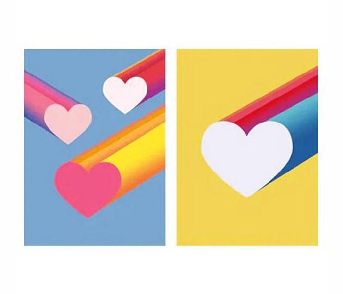 Ikea MX-27019540 Bild Heart Poster - 50x70 cm - Zoom Image