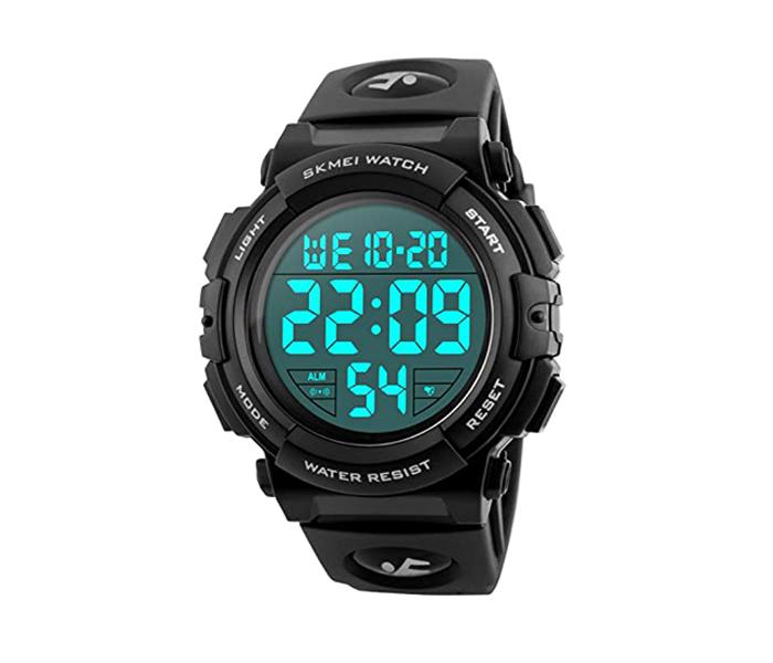 FANMIS 1258 Big Face Digital Sports Watch with Multifunction 50M Waterproof Alarm Stopwatch Calendar EL Backlight for Men - Zoom Image