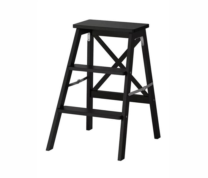 IKEA MX-15464640 3 Folding Step Ladder - Black - Zoom Image