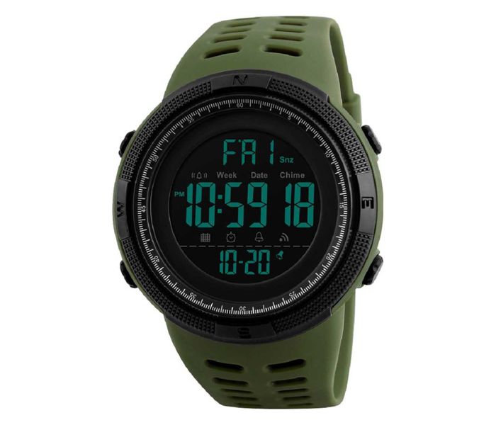 SKMEI Digital Wrist Watch 1251 - Army Green - Zoom Image 1