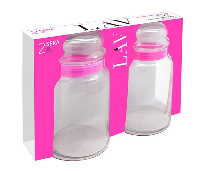 LAV LV-SER87-PK0001M 890cc Sera Jar - 2 Pieces - Zoom Image 2