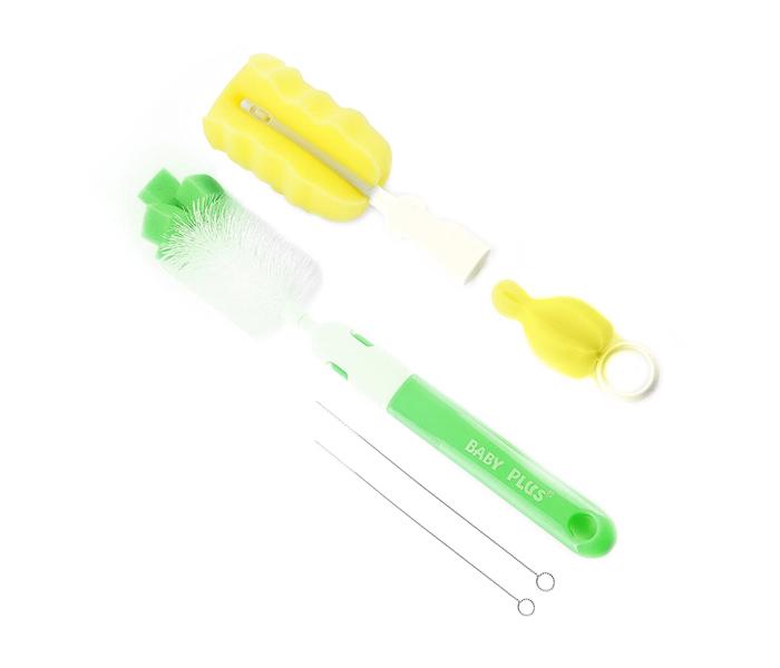 Baby Plus BP6658 Baby Feeding Bottle Cleaning Brush - Green - Zoom Image