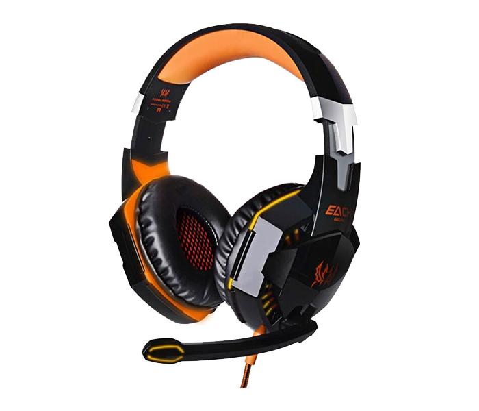 Kotion Each G2000 Gaming Over-Ear Headset with Mic - Orange - Zoom Image 3