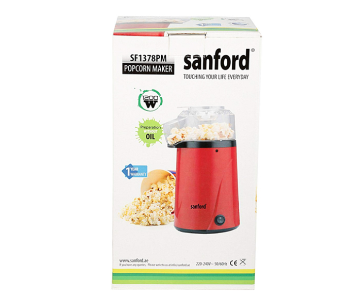 Sanford SF1378PM Popcorn Maker - Red - Zoom Image 4