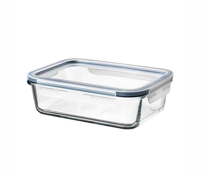 IKEA MX-23328872 Heat Resistant Food Container - Clear and Blue - Zoom Image