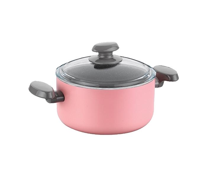 Korkmaz KO-A1308 10 Litre Mia Magnolia Casserole - Pink - Zoom Image