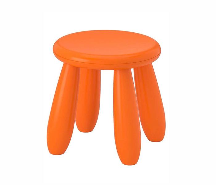 IKEA MX-26339163 Childrens Indoor Outdoor Stool - Orange - Zoom Image